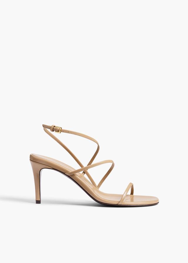 Loop Sandal in Beige Leather Product Image