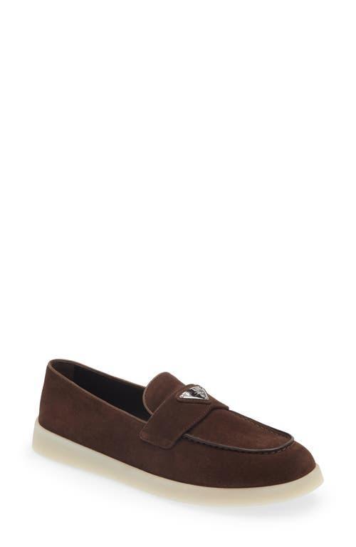 Prada Saint Tropez Suede Loafer Product Image