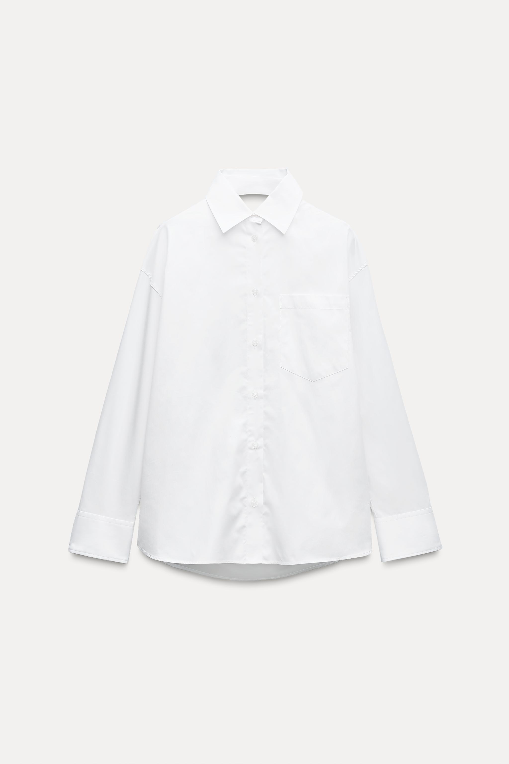 OVERSIZE SHIRT WITH BACK BOW Product Image