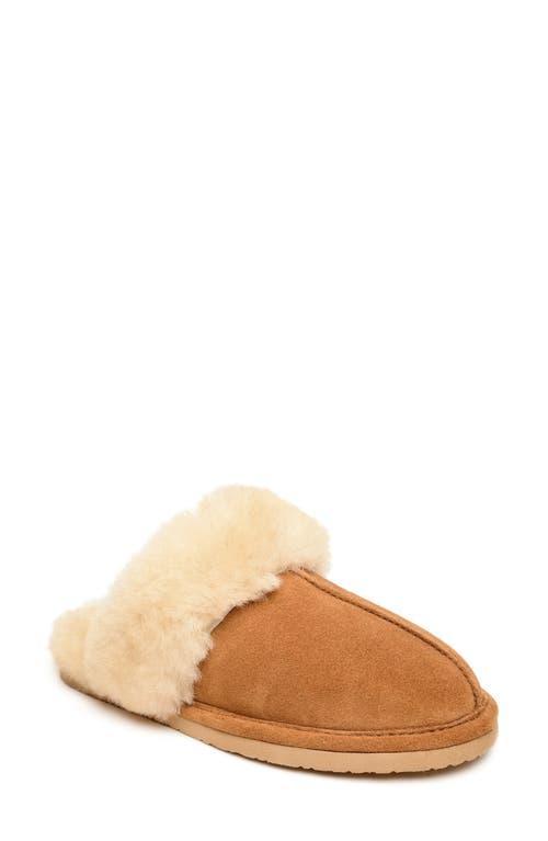 Minnetonka Sheepskin Slide (Golden ) Women's Shoes Product Image