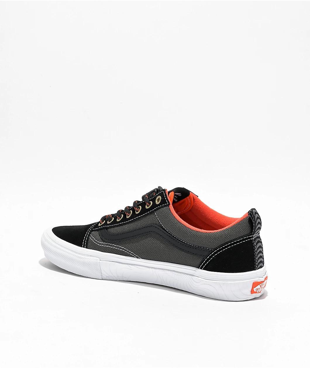 Vans Skate x Spitfire Old Skool Black & Flame Skate Shoes Product Image