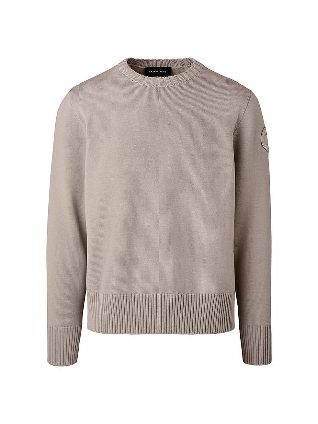 Mens Rosseau Wool Crewneck Sweater Product Image