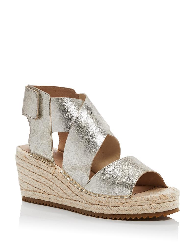 Eileen Fisher Womens Willow Platform Wedge Espadrille Sandals Product Image