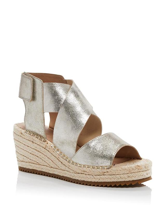 Eileen Fisher Womens Willow Platform Wedge Espadrille Sandals Product Image