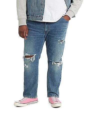 Levis Big  Tall 511 Slim Fit Distressed Stretch Jeans Product Image