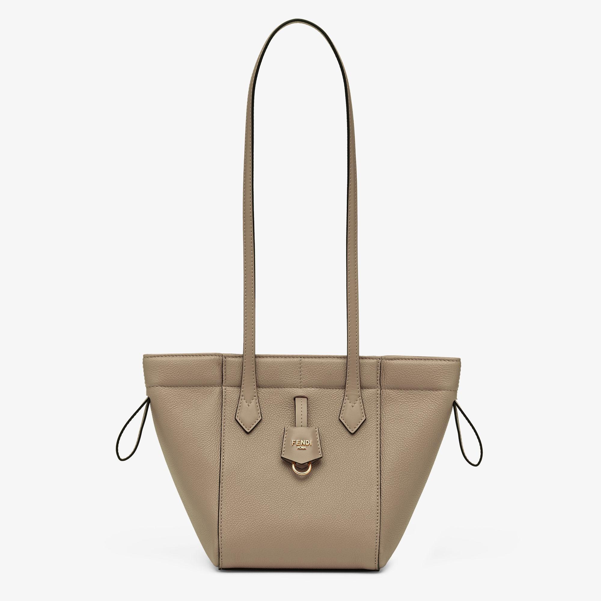 Fendi Origami MiniDove gray leather mini bag that can be transformed Product Image