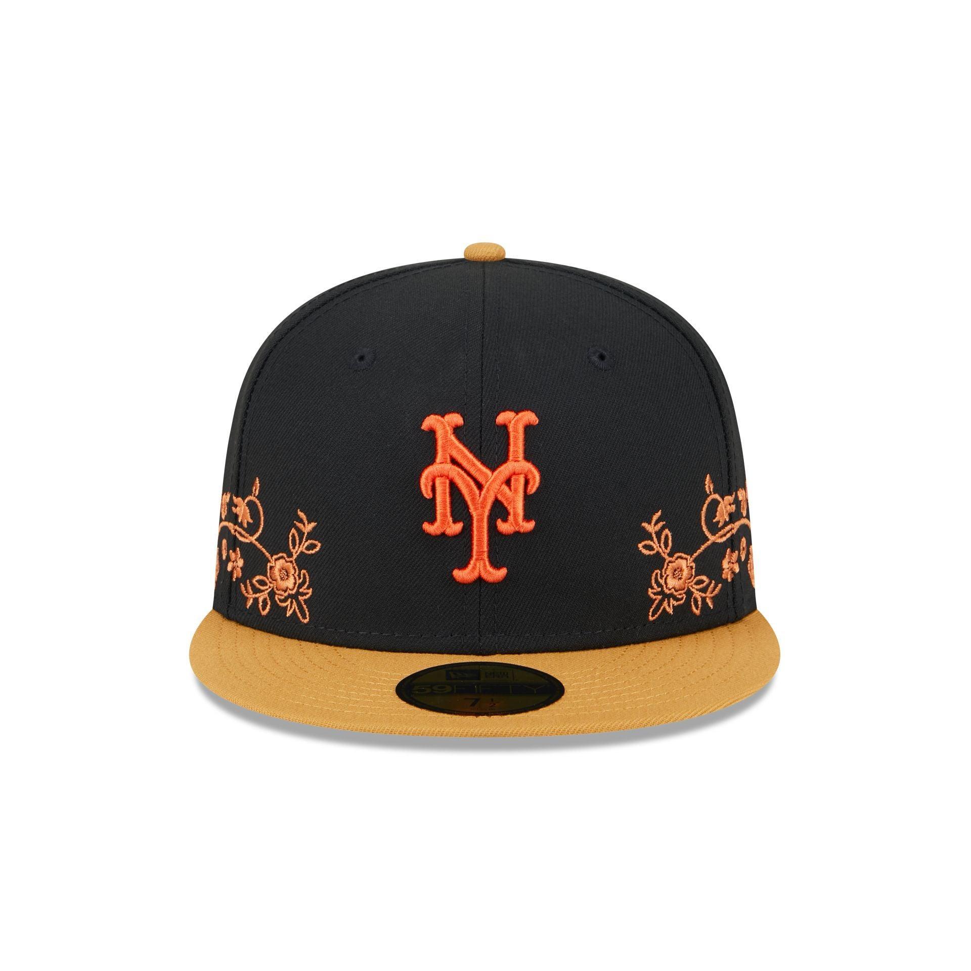 New York Mets Floral Vine 59FIFTY Fitted Hat Male Product Image