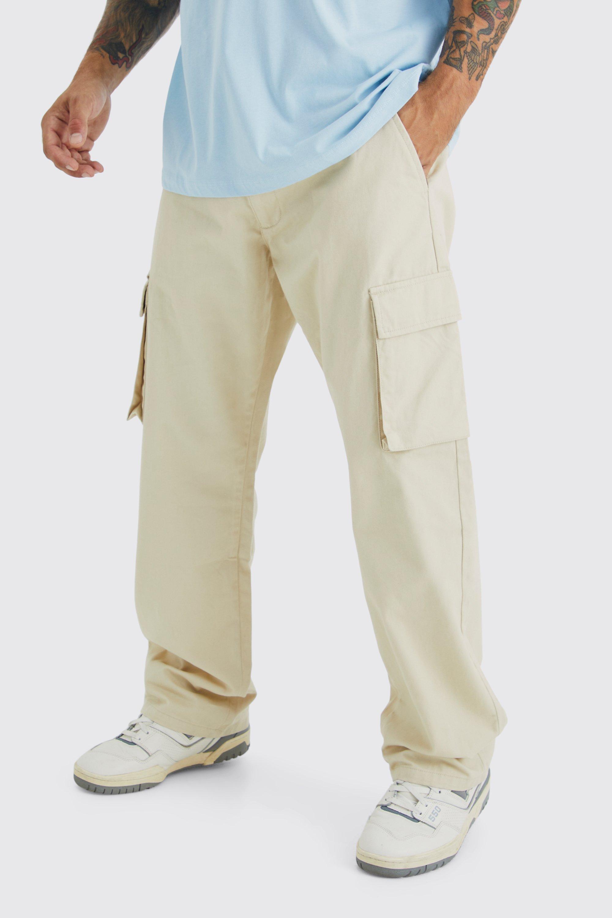 Fixed Waist Relaxed Fit Cargo Pants | boohooMAN USA product image