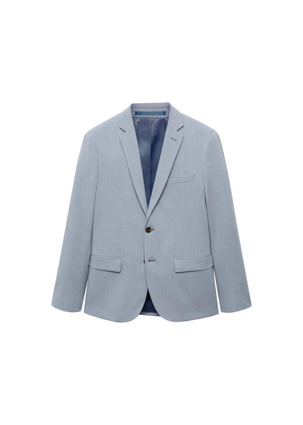 Super slim-fit suit blazer in stretch fabric - Men | MANGO USA Product Image