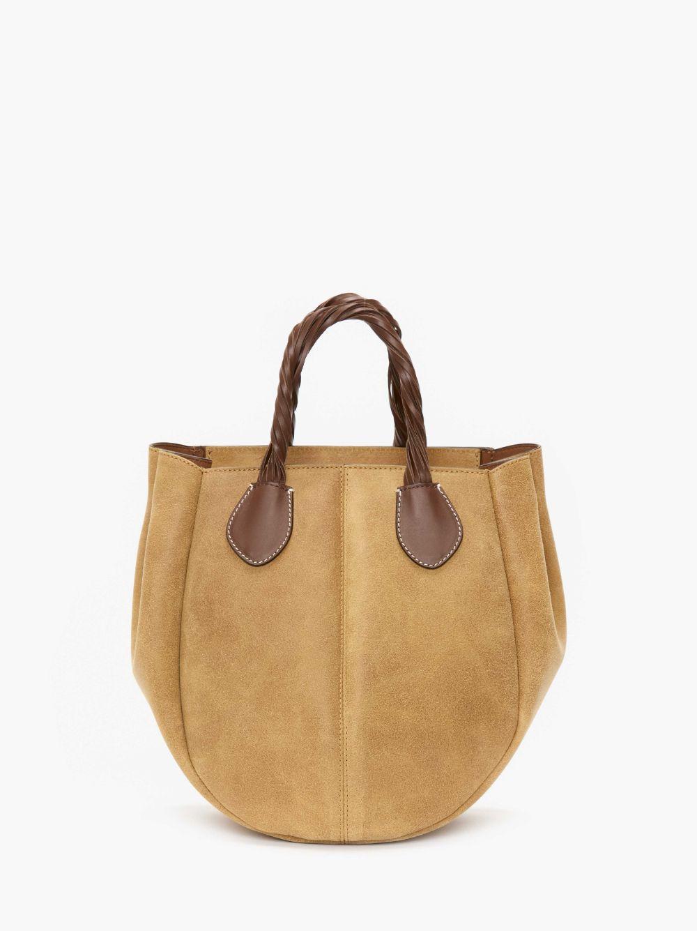 SMALL PUNCH TOTE - LEATHER SHOULDER BAG in neutrals | JW Anderson US  Product Image