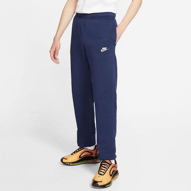 Mens Nike Sportswear Club Fleece Pants Black Navy White Product Image