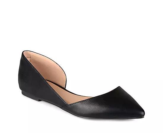 Journee Collection Womens Cortni Pointed Toe dOrsay Flats Product Image