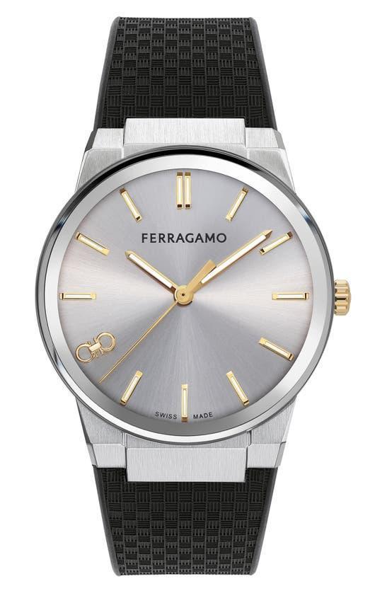 FERRAGAMO Infinity Sapphire Watch, 41mm In Stainless Product Image