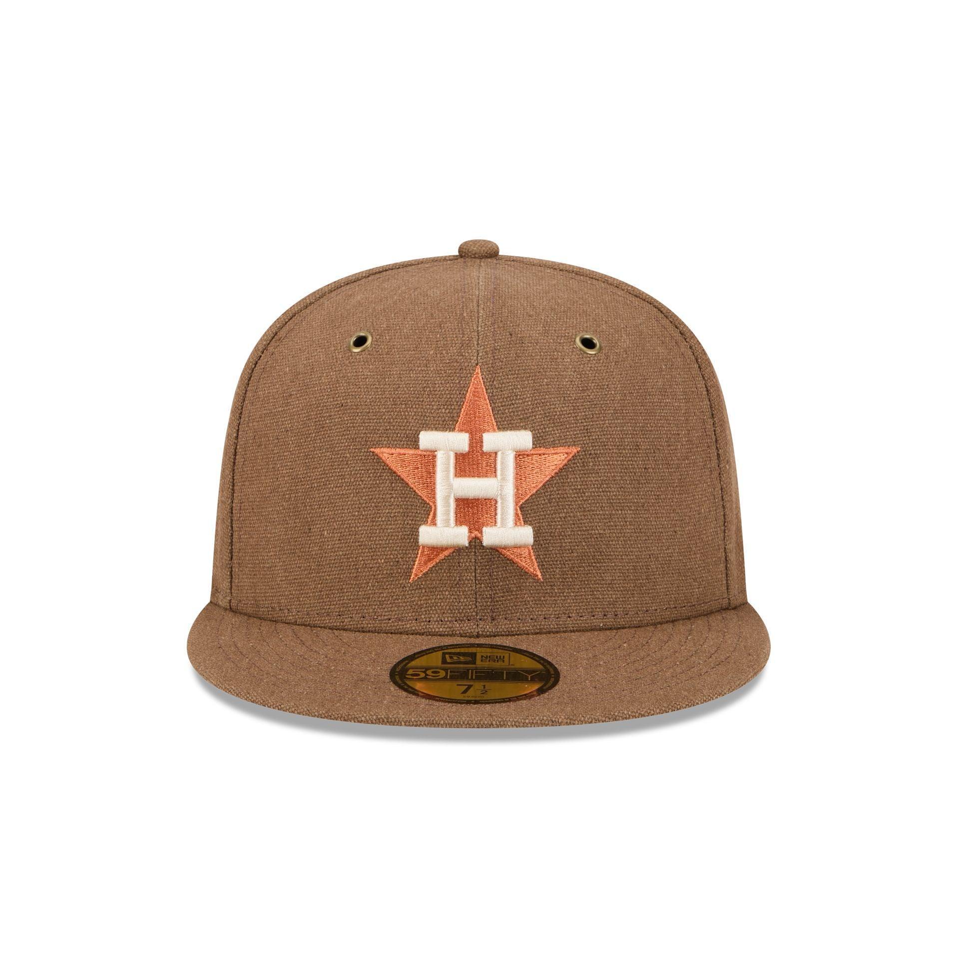 Houston Astros Antique Plaid 59FIFTY Fitted Hat Male Product Image