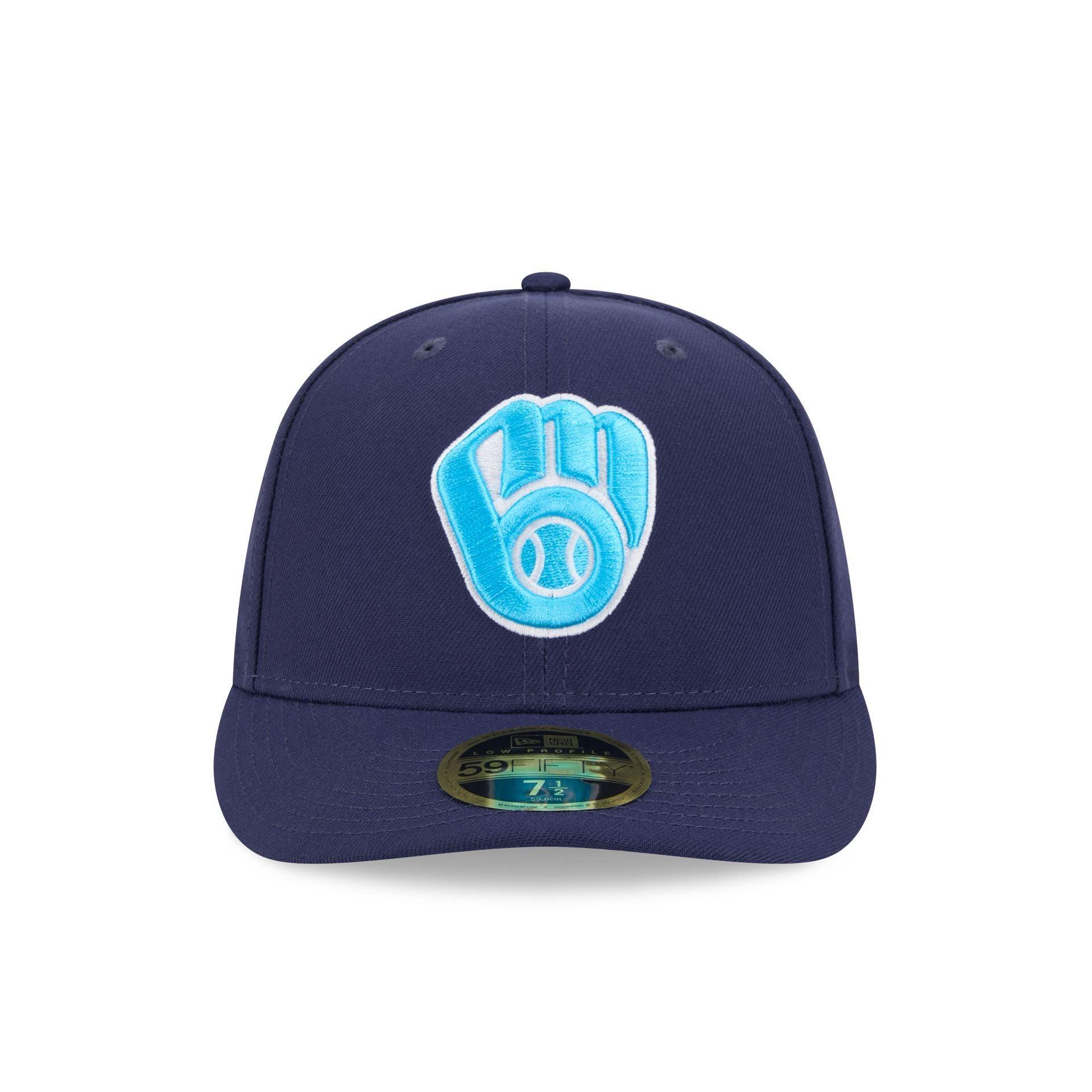 Milwaukee Brewers Father's Day 2024 Low Profile 59FIFTY Fitted Hat Male Product Image