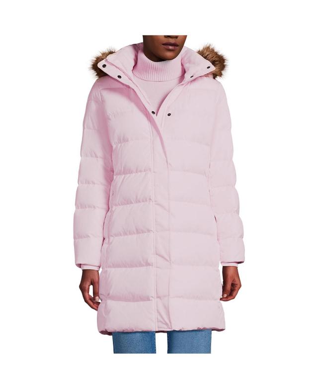 Lands End Womens Tall Wide Channel 600 Down Puffer Coat Product Image