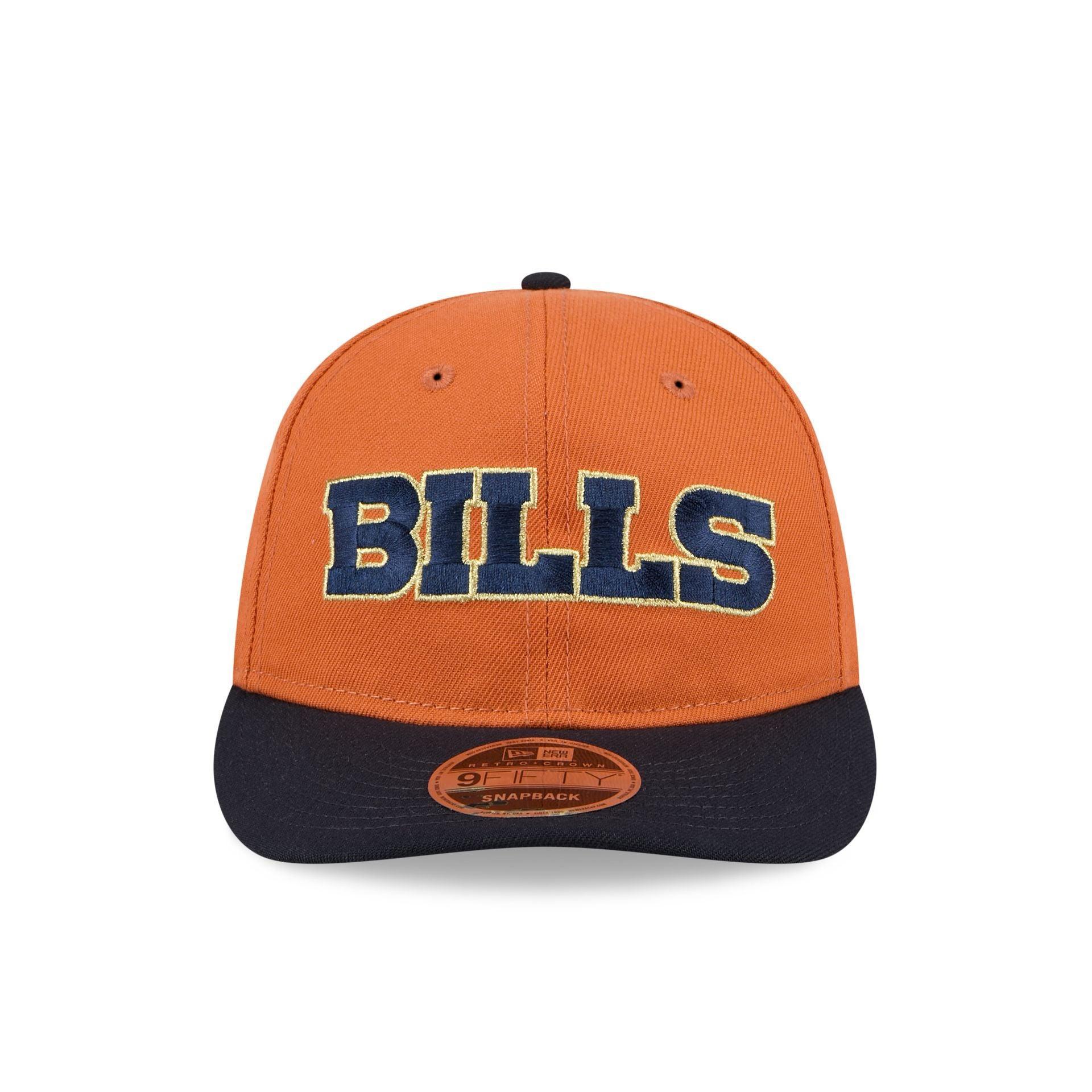 Buffalo Bills Gold Wood Retro Crown 9FIFTY Snapback Hat Male Product Image