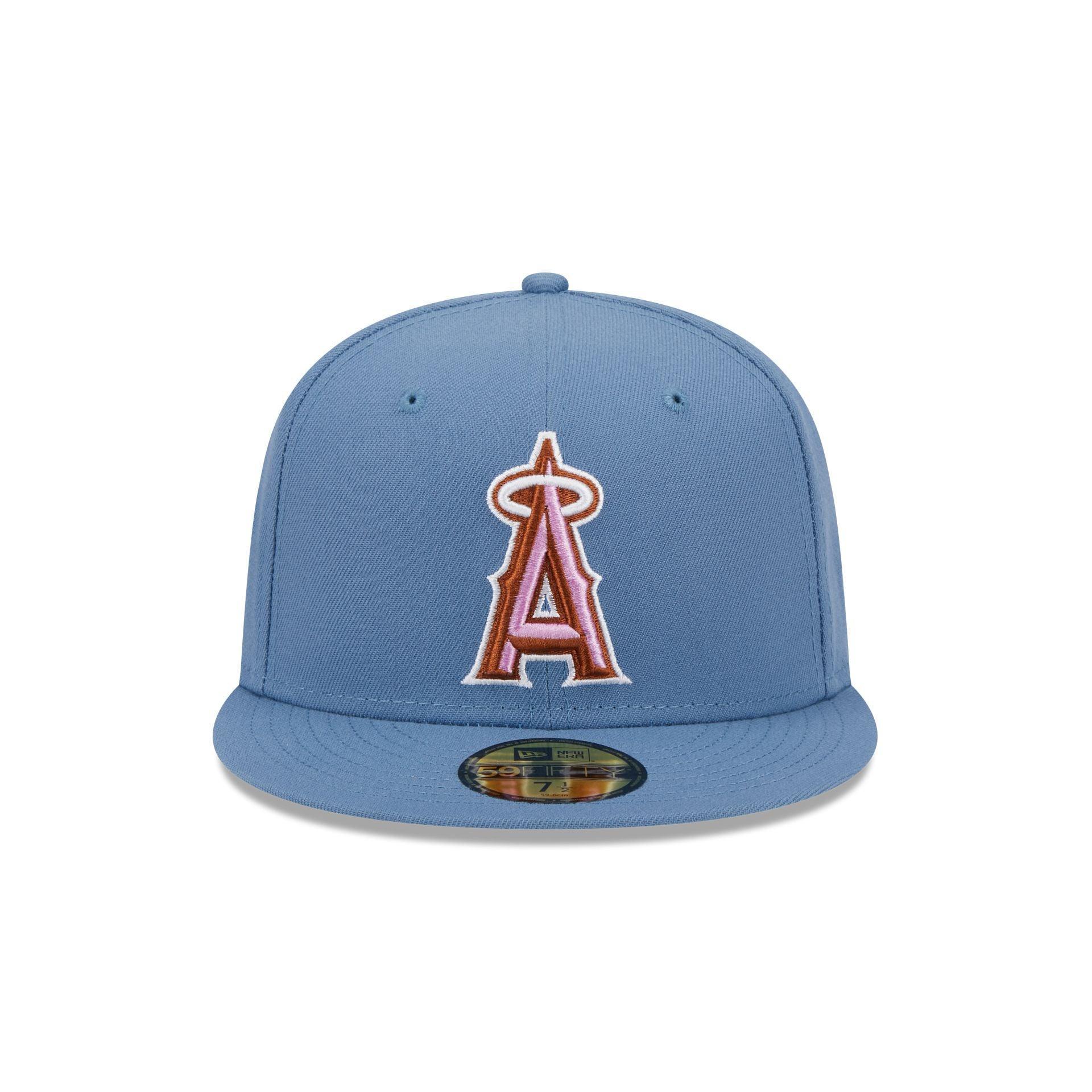 Los Angeles Angels Color Pack Faded Blue 59FIFTY Fitted Hat Male Product Image