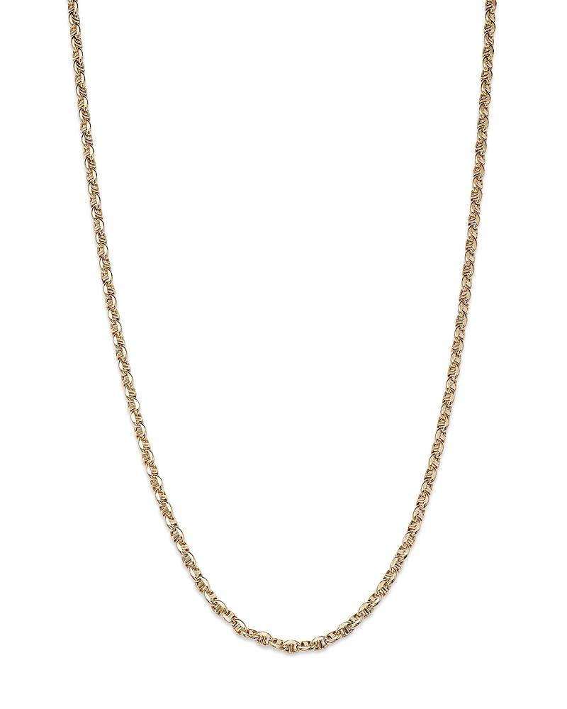 Bloomingdales Mens Anchor Link Chain Necklace in 14K Yellow Gold, 24 - 100% Exclusive Product Image