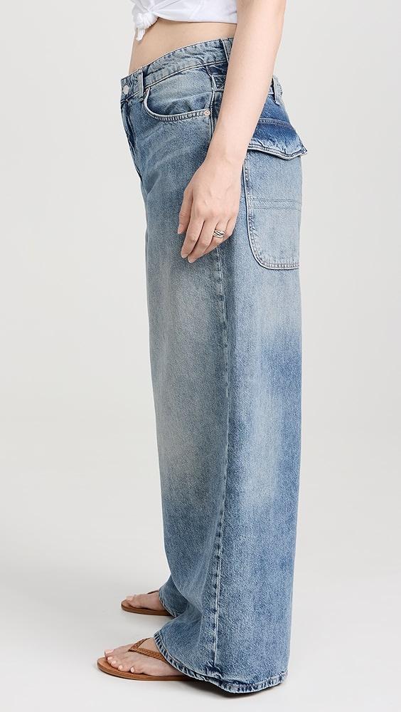 Free People Waterfalls Baggy Wide Leg Jeans | Shopbop Product Image