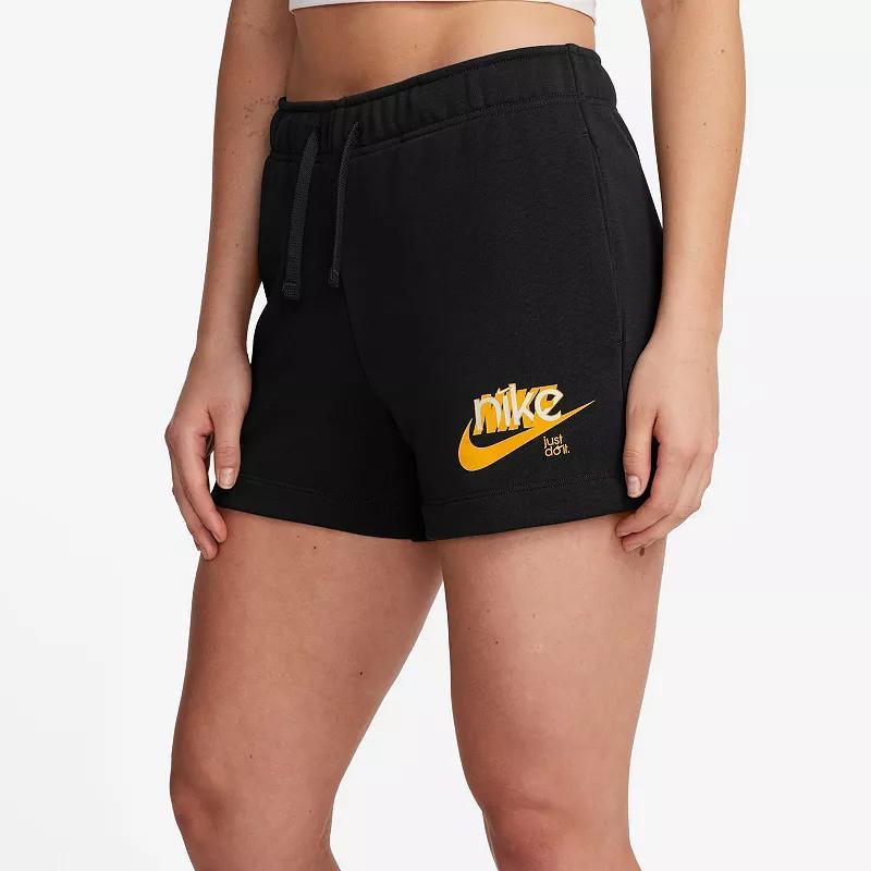 Womens Nike Sportswear Club Fleece Graphic Shorts Product Image