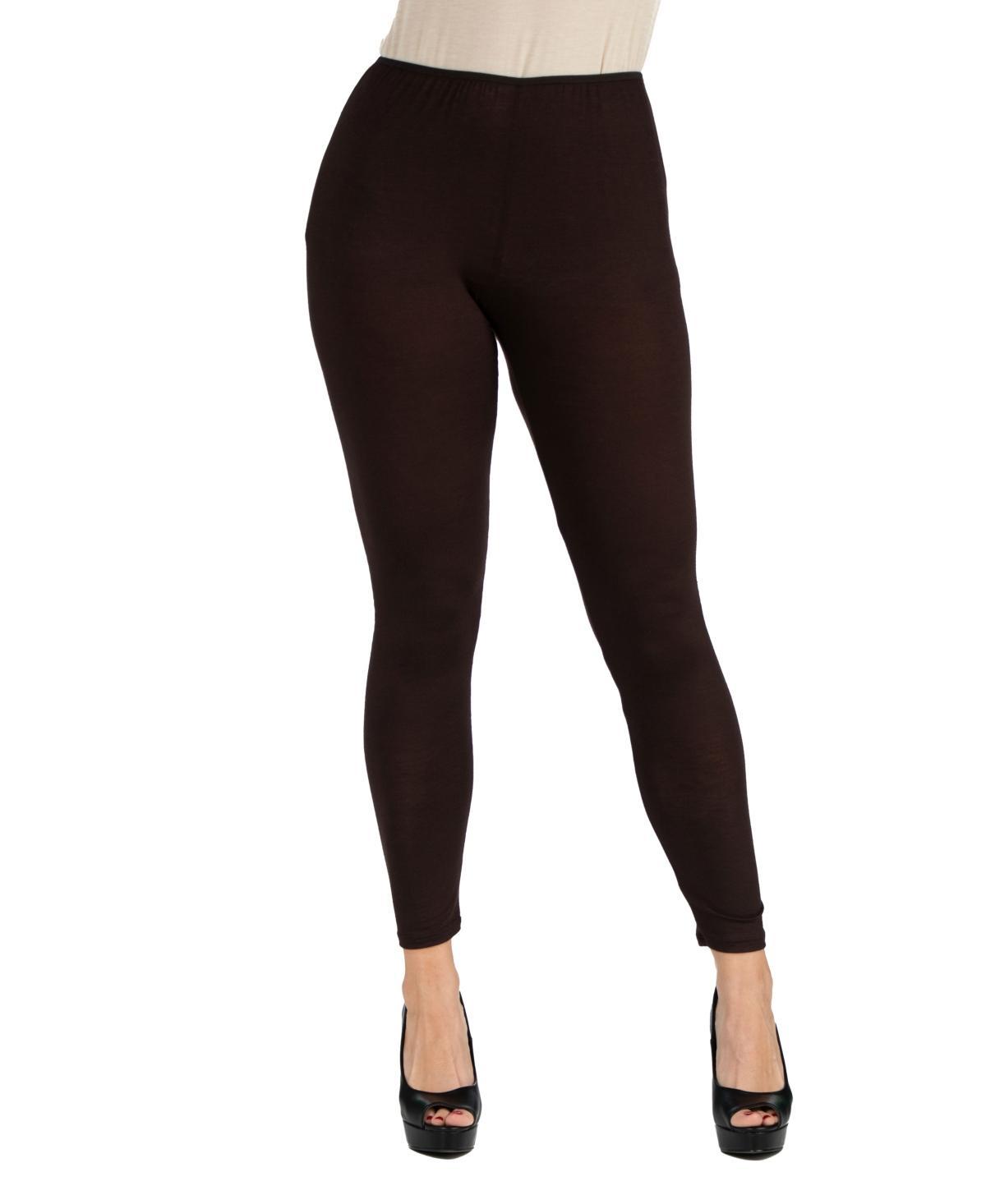 24seven Comfort Apparel Womens Stretch Ankle Length Leggings Product Image