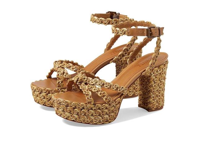 Schutz Kareena Natural Platform (Arenito) Women's Sandals Product Image