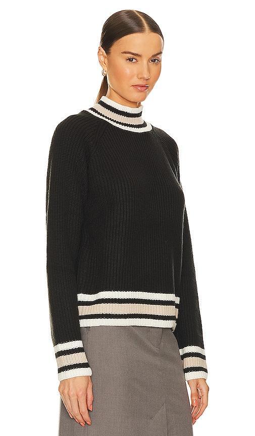 Sanctuary Sporty Stripe Sweater in Black. - size M (also in L, S, XL, XS, XXL, XXS) Product Image