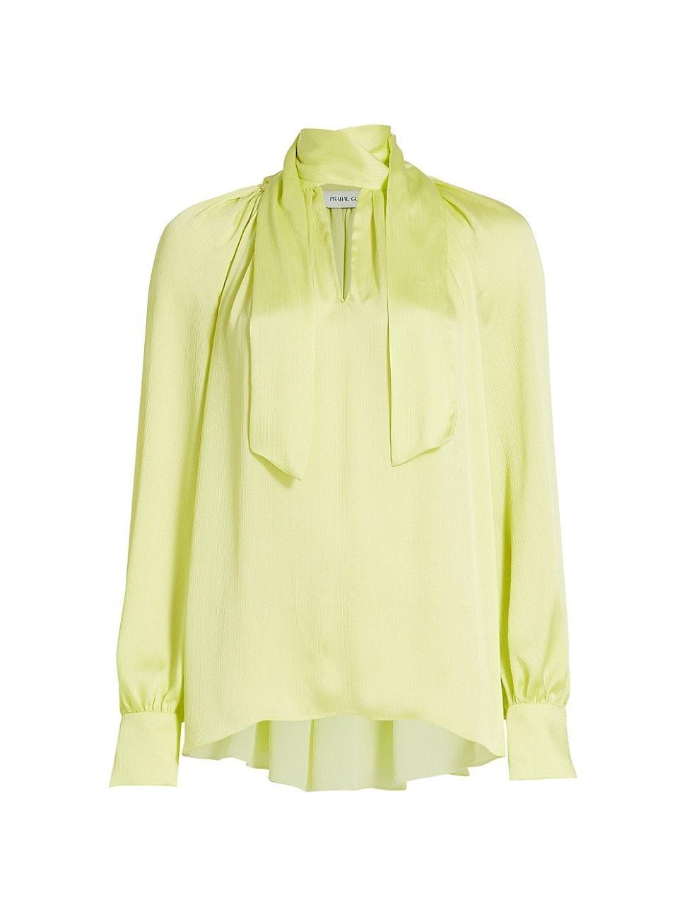 Womens Twist-Front Poet Blouse Product Image