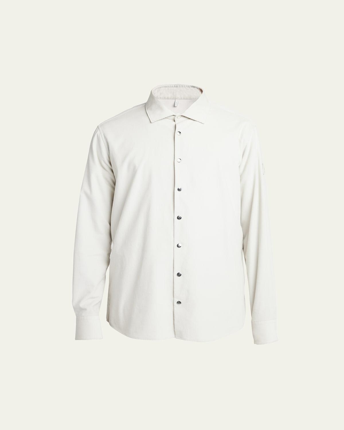 Mens Corduroy Embossed Logo Shirt Product Image