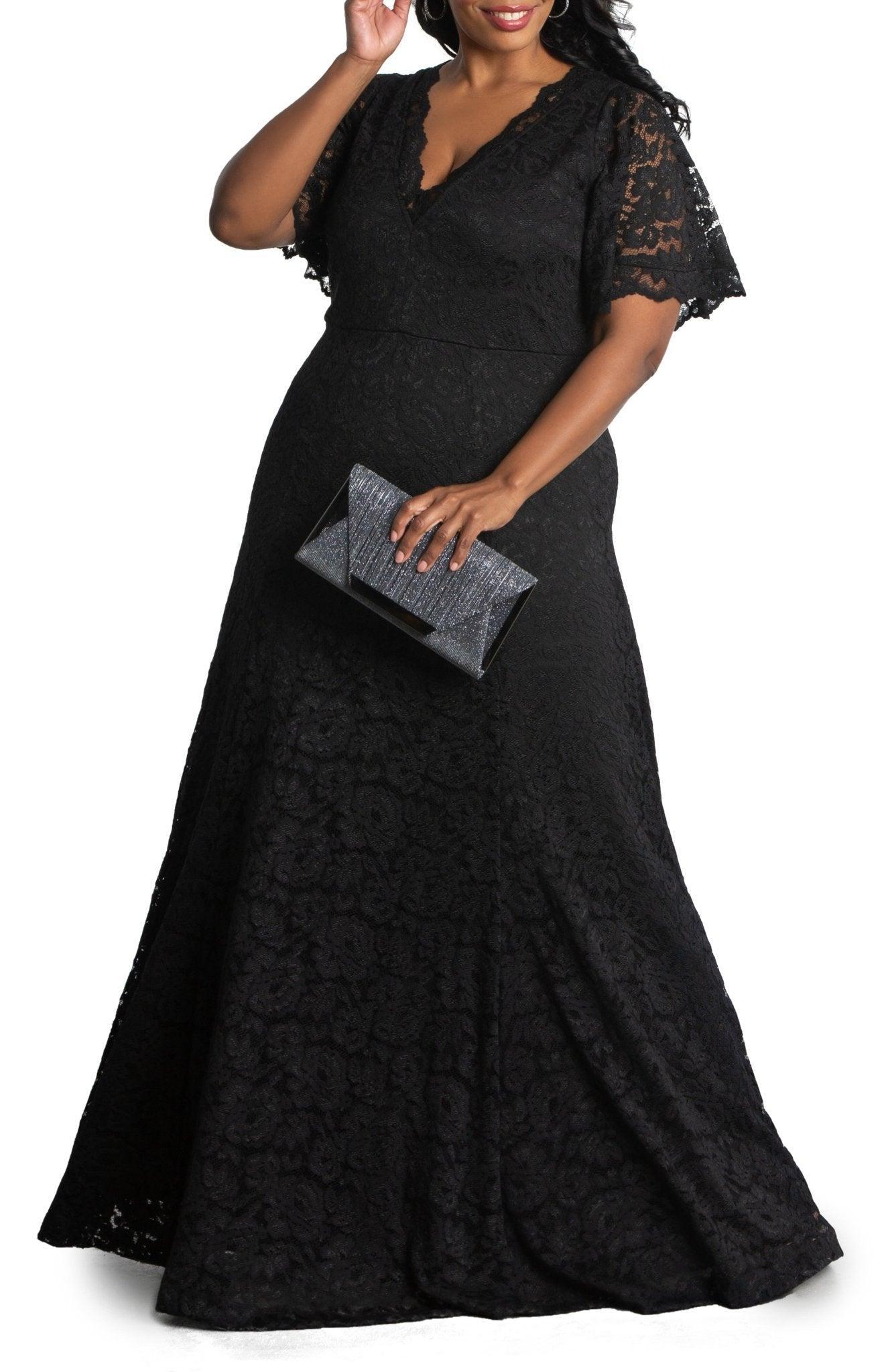 Symphony Lace Evening Gown - Plus Product Image