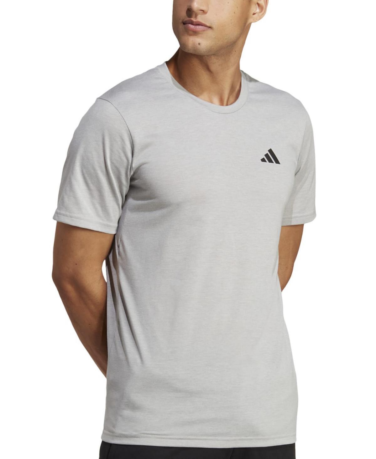 adidas Training Essentials Feel Ready Training Tee Black) Men's Clothing Product Image