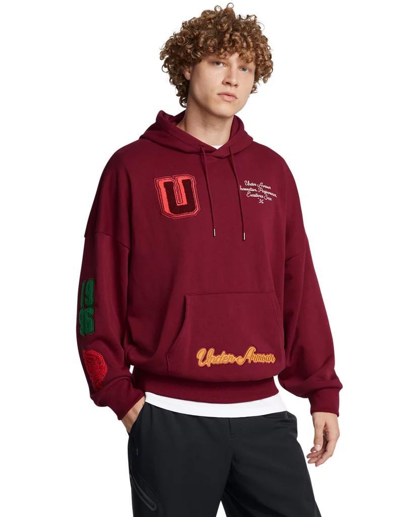 Men's UA Icon Heavyweight Terry Armour U Oversized Hoodie Product Image