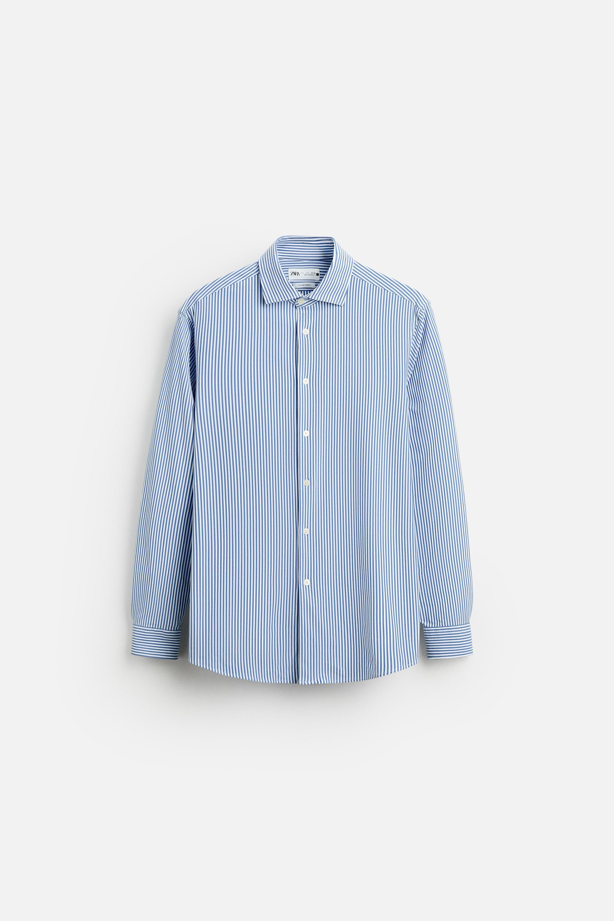 STRIPED STRETCH SHIRT Product Image