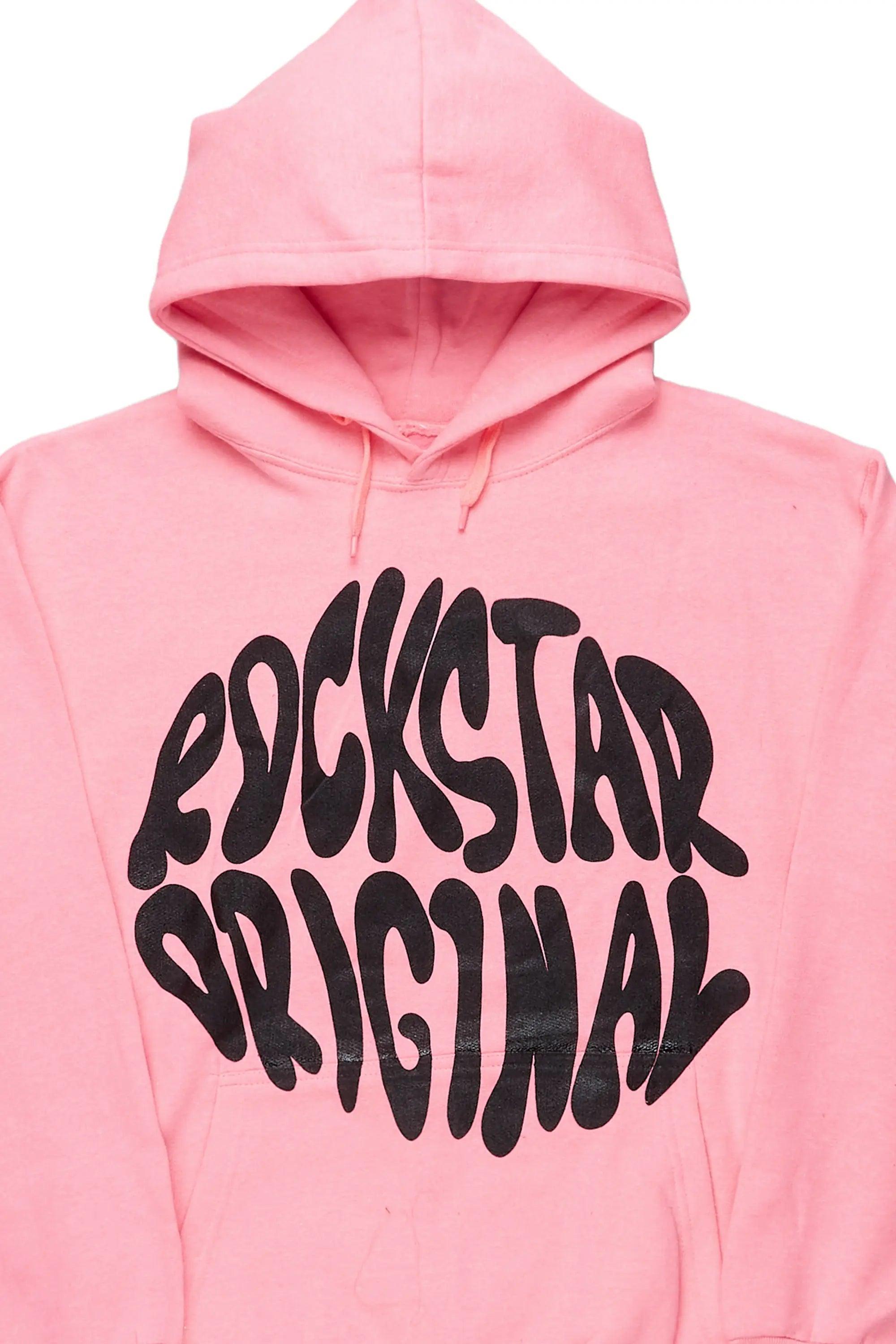 Thierry Fuchsia Graphic Hoodie Male Product Image