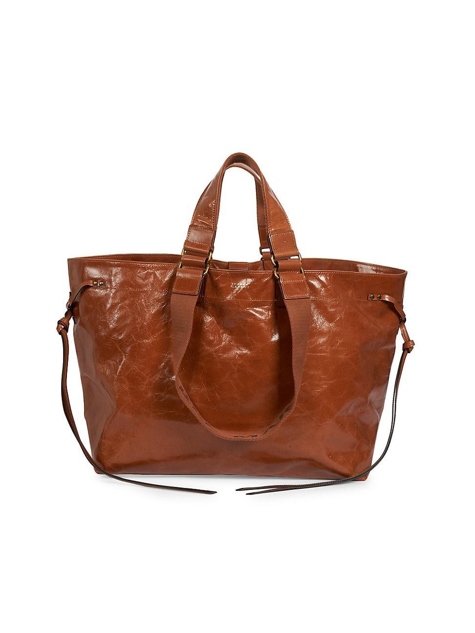 Womens Wardy Patent Leather Tote Bag Product Image