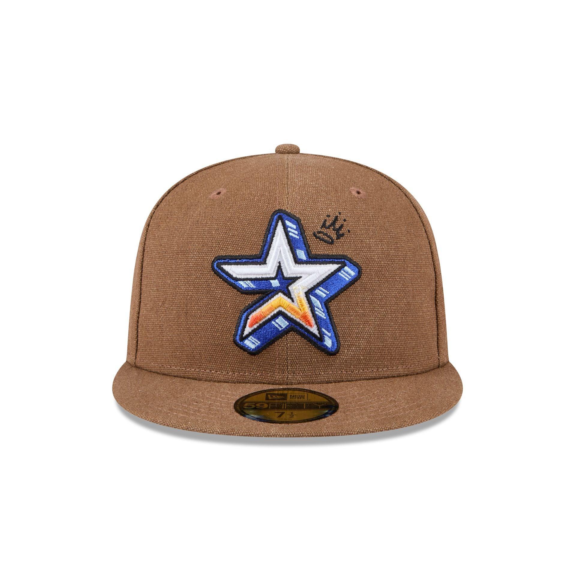 Houston Astros Logo Scribble 59FIFTY Fitted Hat Male Product Image