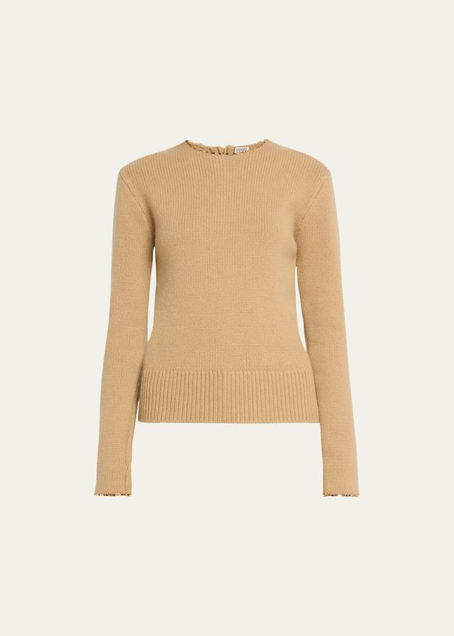 Womens Wool-Cashmere Chainlink Sweater Product Image