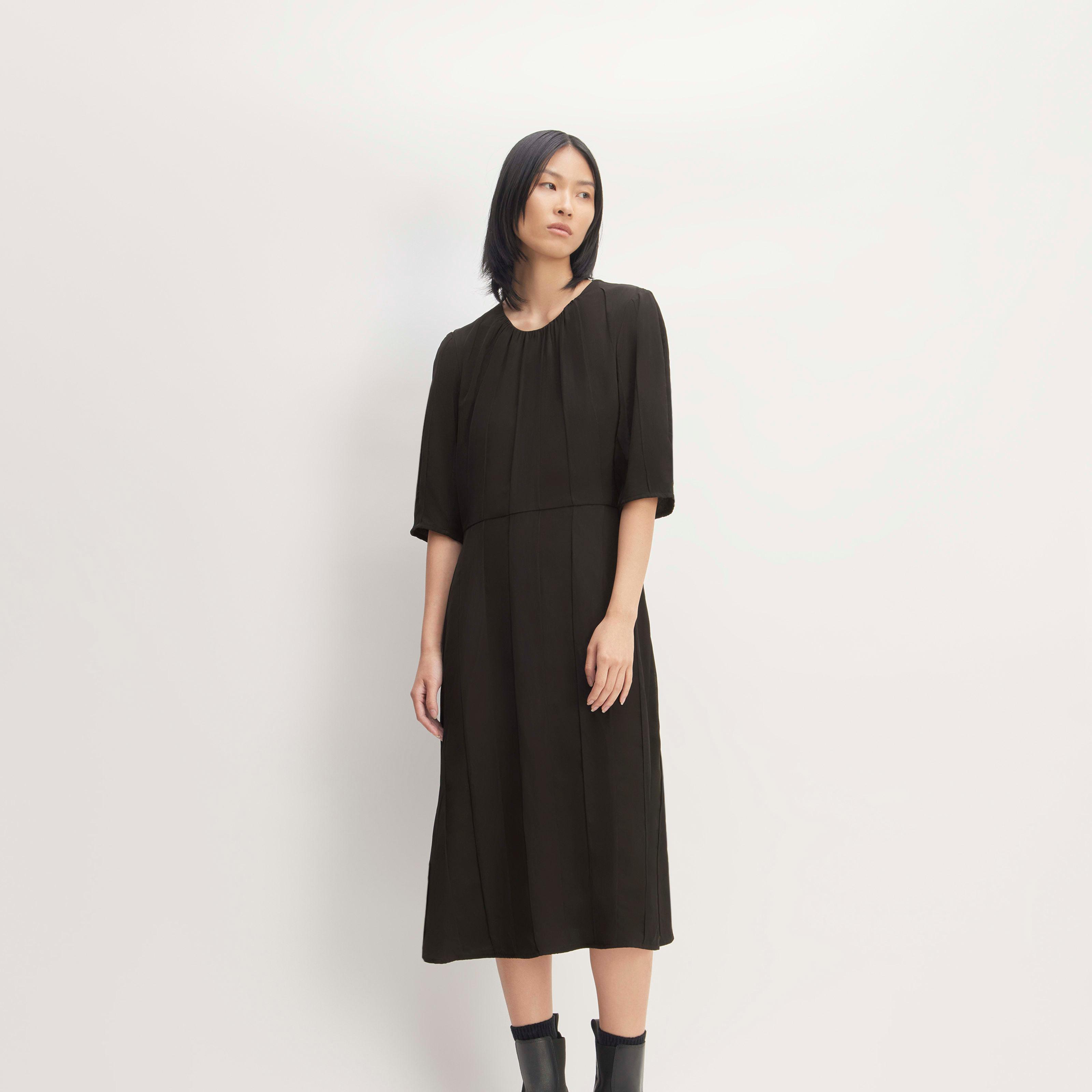 Womens City Stripe Ruched Dress by Everlane Product Image