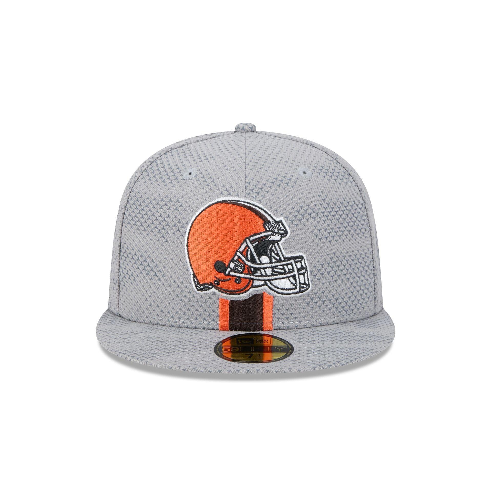 Cleveland Browns 2024 Sideline Gray 59FIFTY Fitted Hat Male Product Image