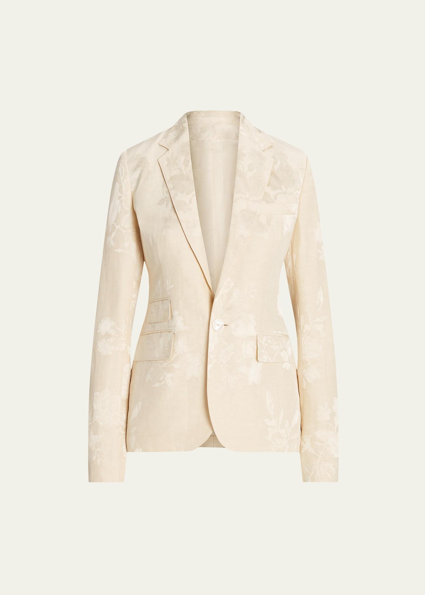 Womens Parker Floral Jacquard Blazer Product Image