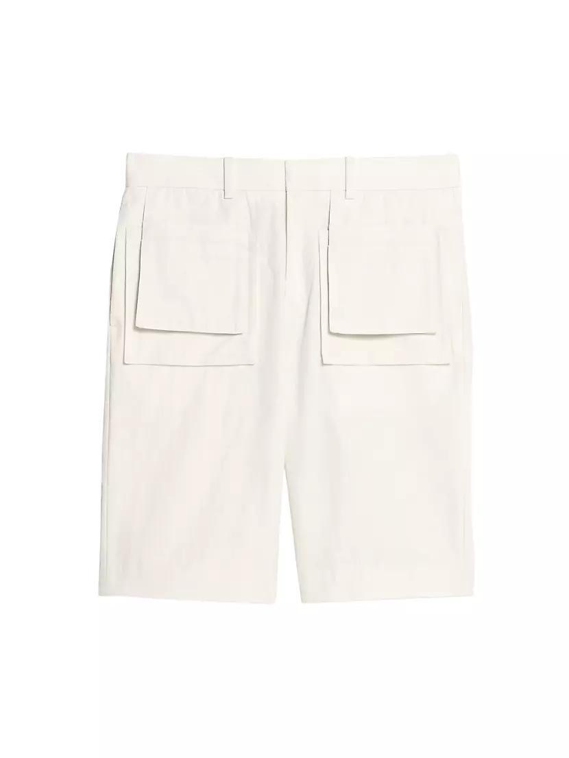 Cotton-Blend Car Pocket Shorts Product Image