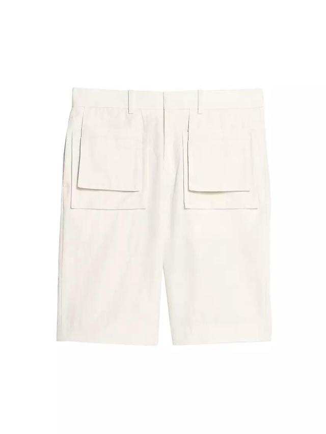 Cotton-Blend Car Pocket Shorts Product Image