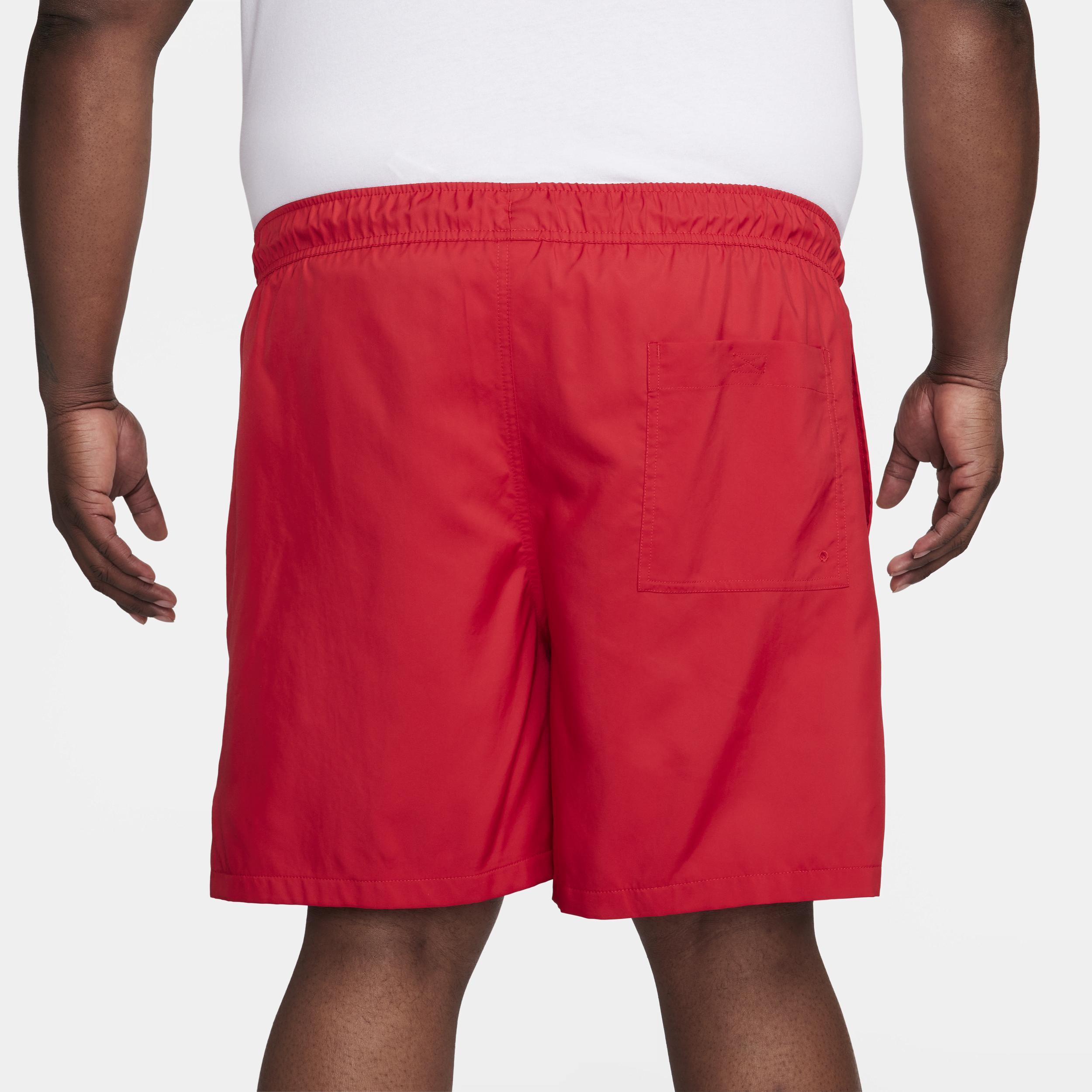 Nike Mens Nike Club Flow Shorts - Mens University Red/White Product Image