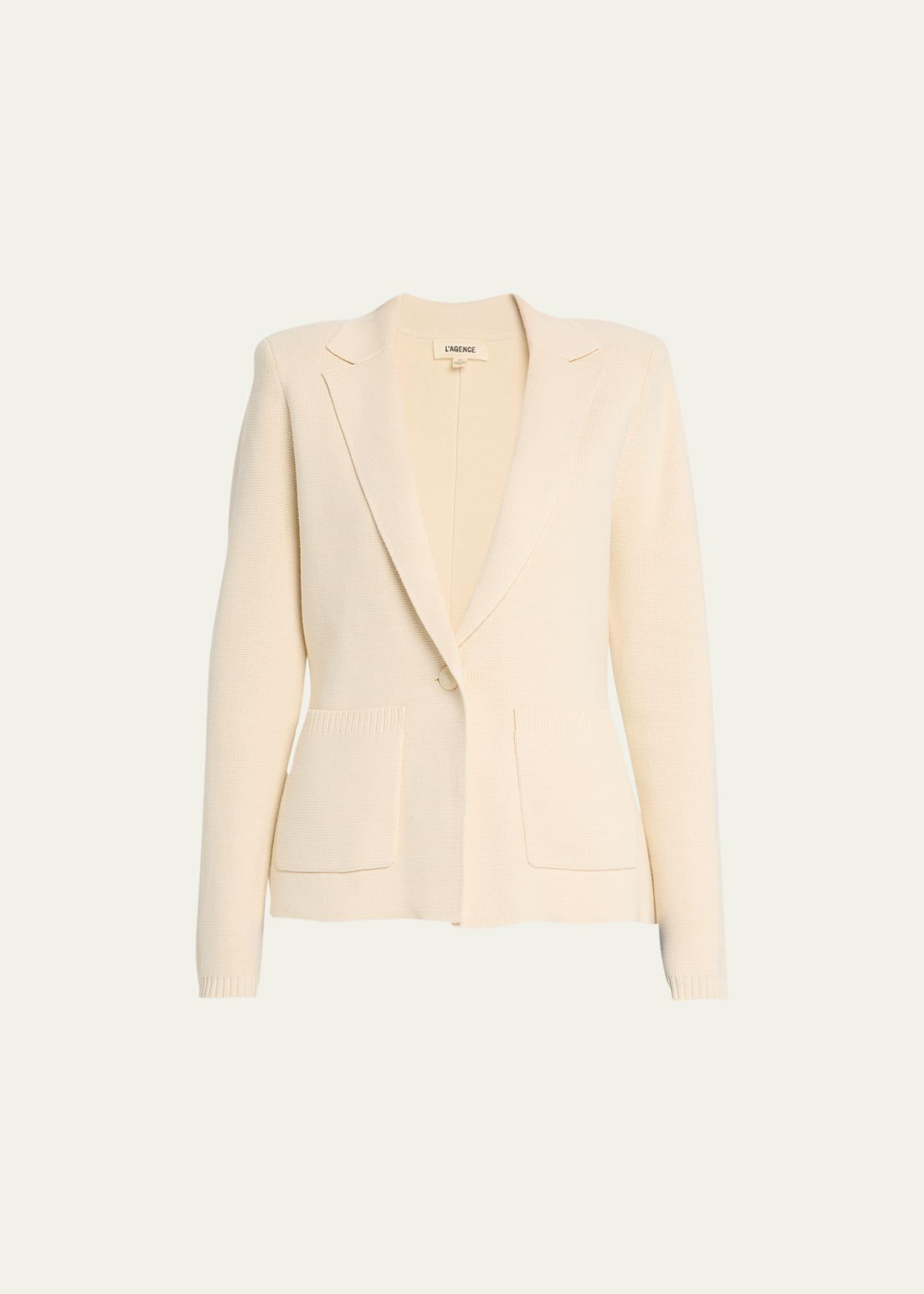 Womens Lacey Knit Blazer Product Image