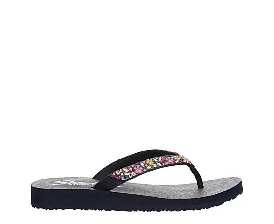 Skechers Womens Meditation Daisy Garden Flip Flop Sandal Product Image