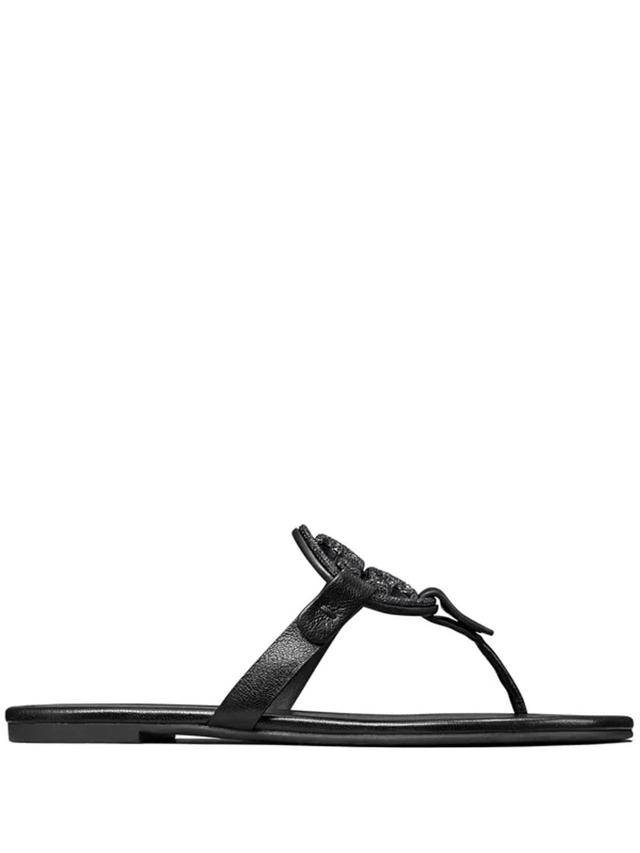 TORY BURCH Miller Sandals In Black With Pavé Product Image