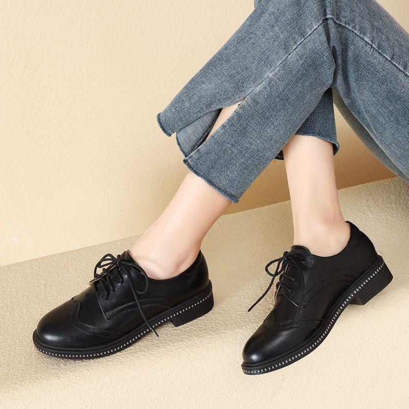 Faux Leather Lace-Up Shoes product image