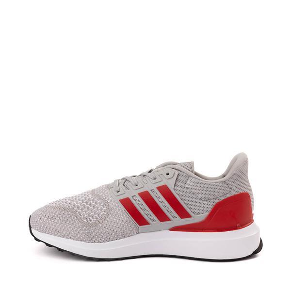 Mens adidas Ubounce DNA Athletic Shoe - Grey / Better Scarlet / Black Product Image