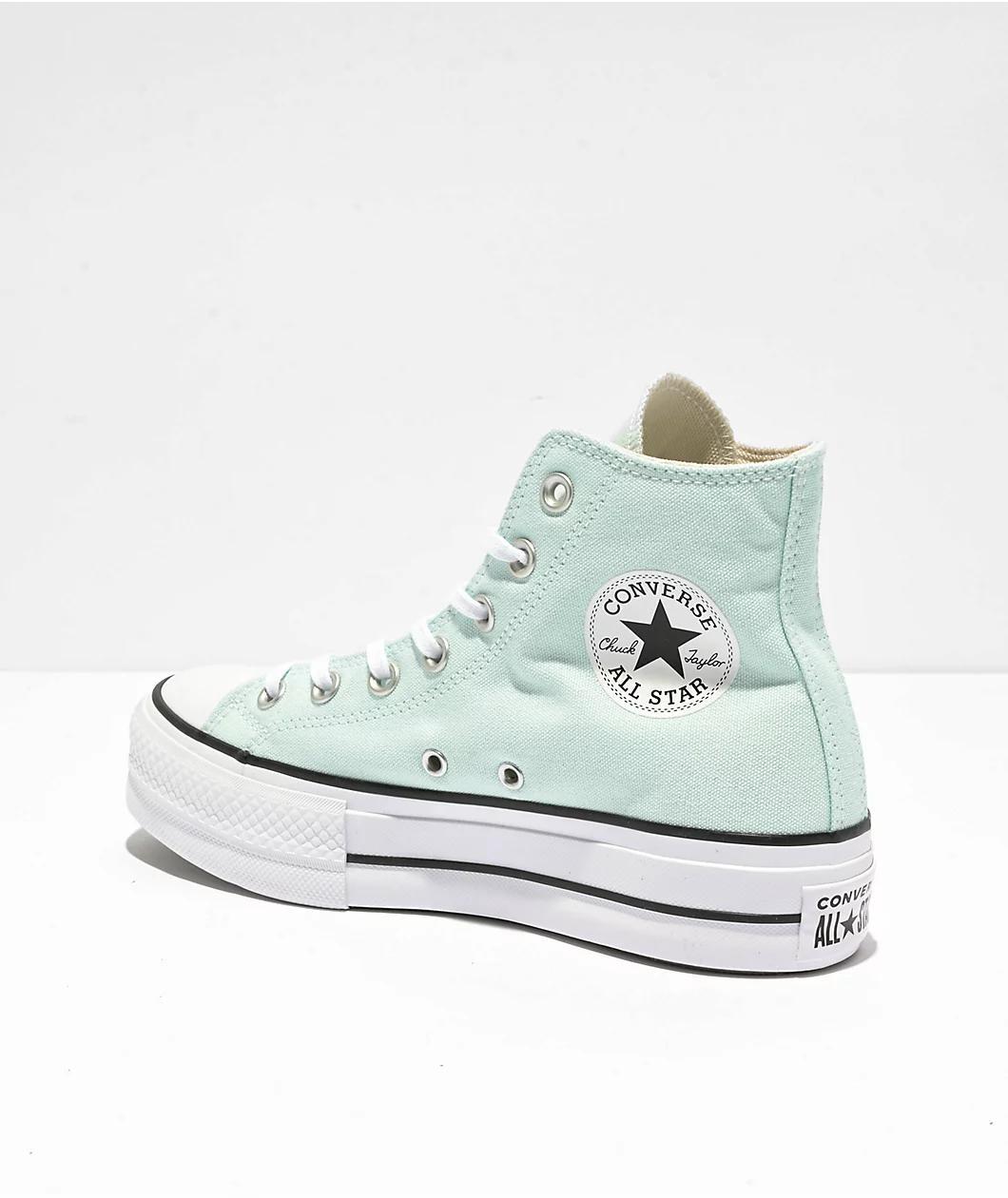 Converse Chuck Taylor All Star Lift Chance Of Rain Blue High Top Shoes Product Image